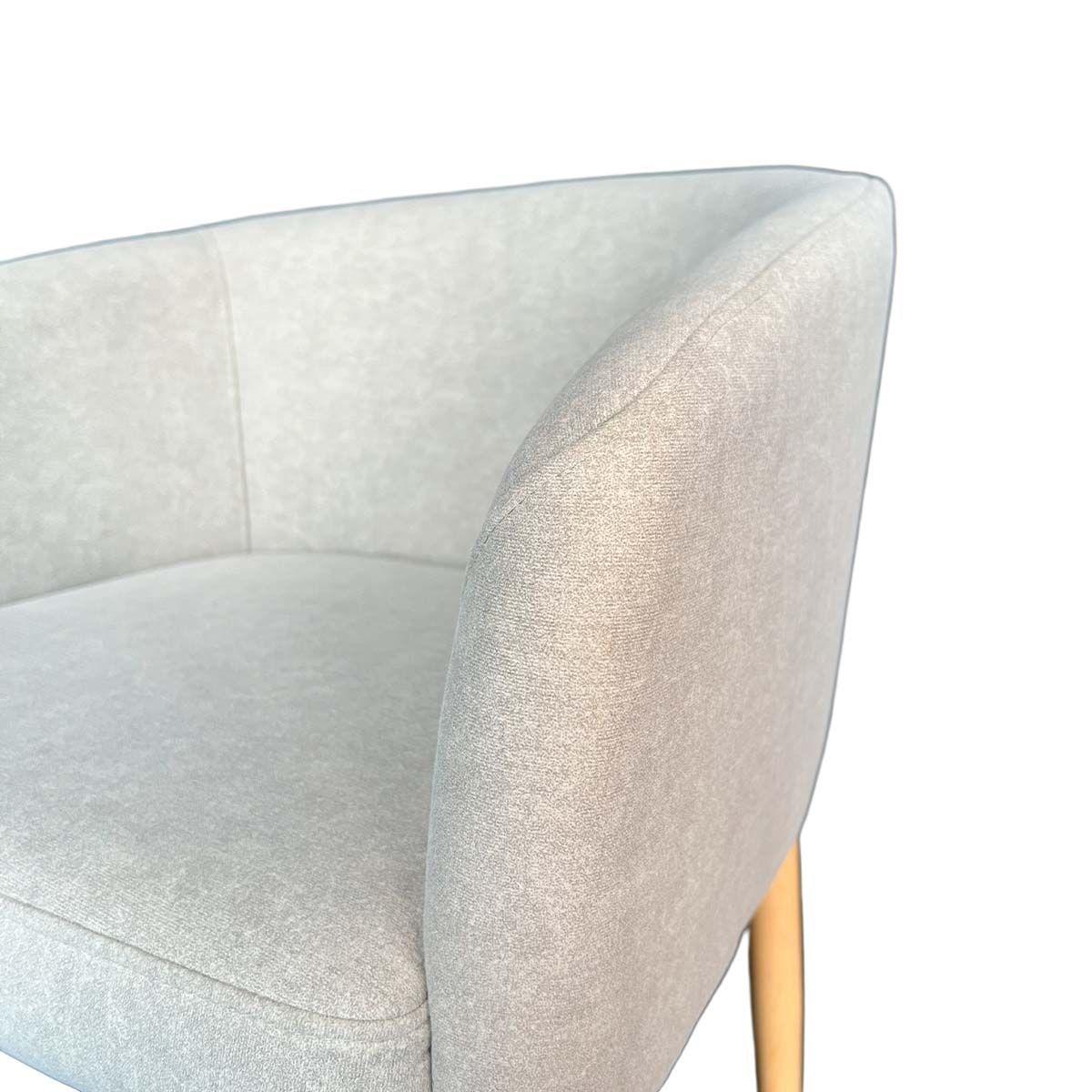 Silla Thomas Tela Beige Patas en Madera-6