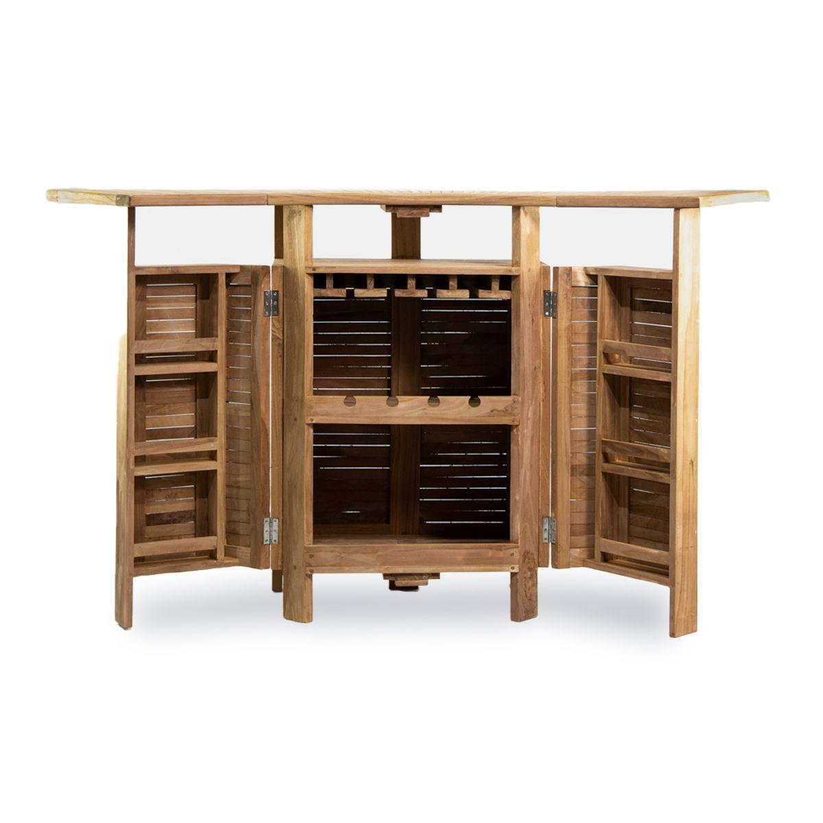 Bar Expandible de madera Teca-2
