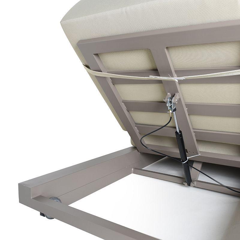 Reposera Beige con control Hidráulico-4