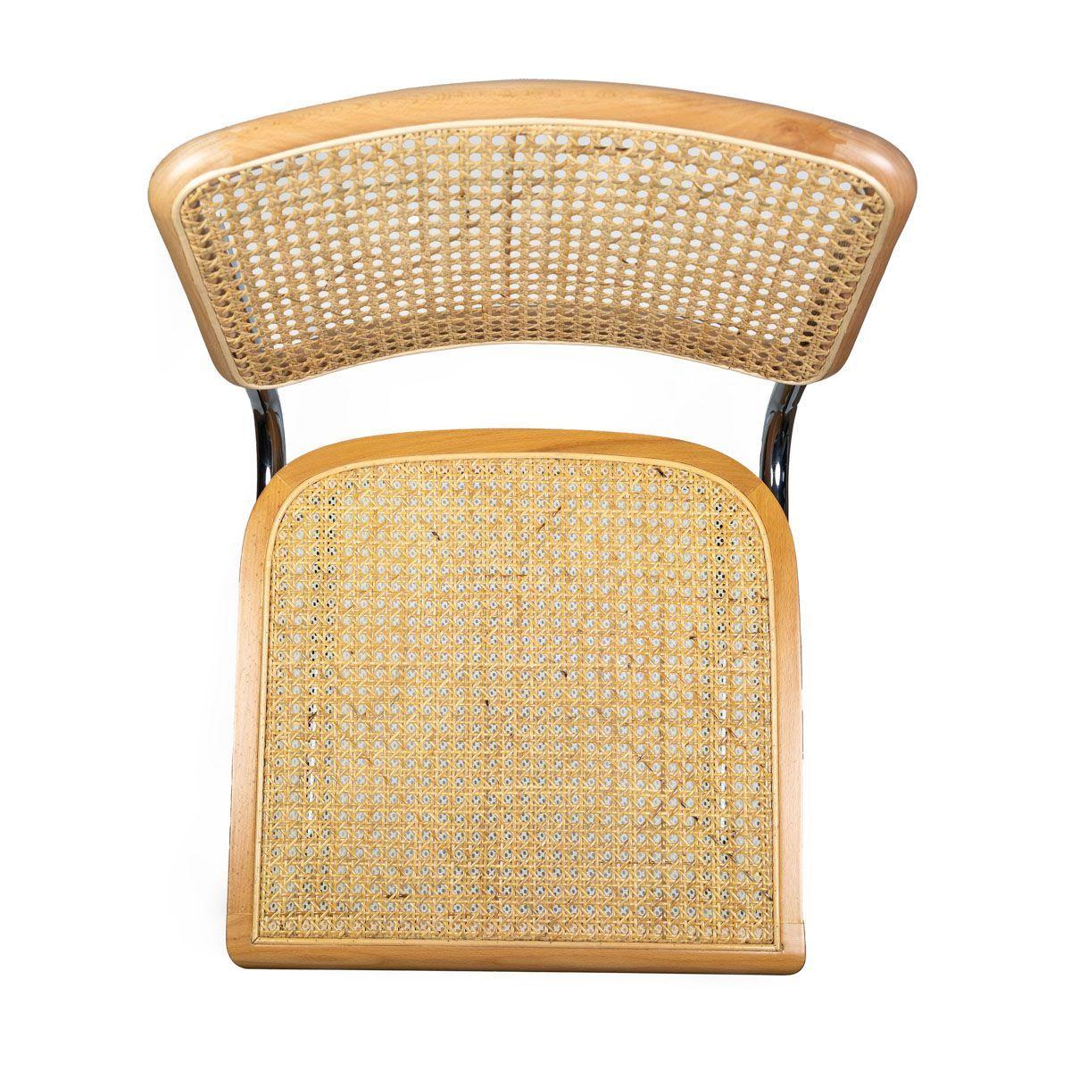 Silla Cesca Natural Sin Apoyabrazos 47x53x74 cm-2