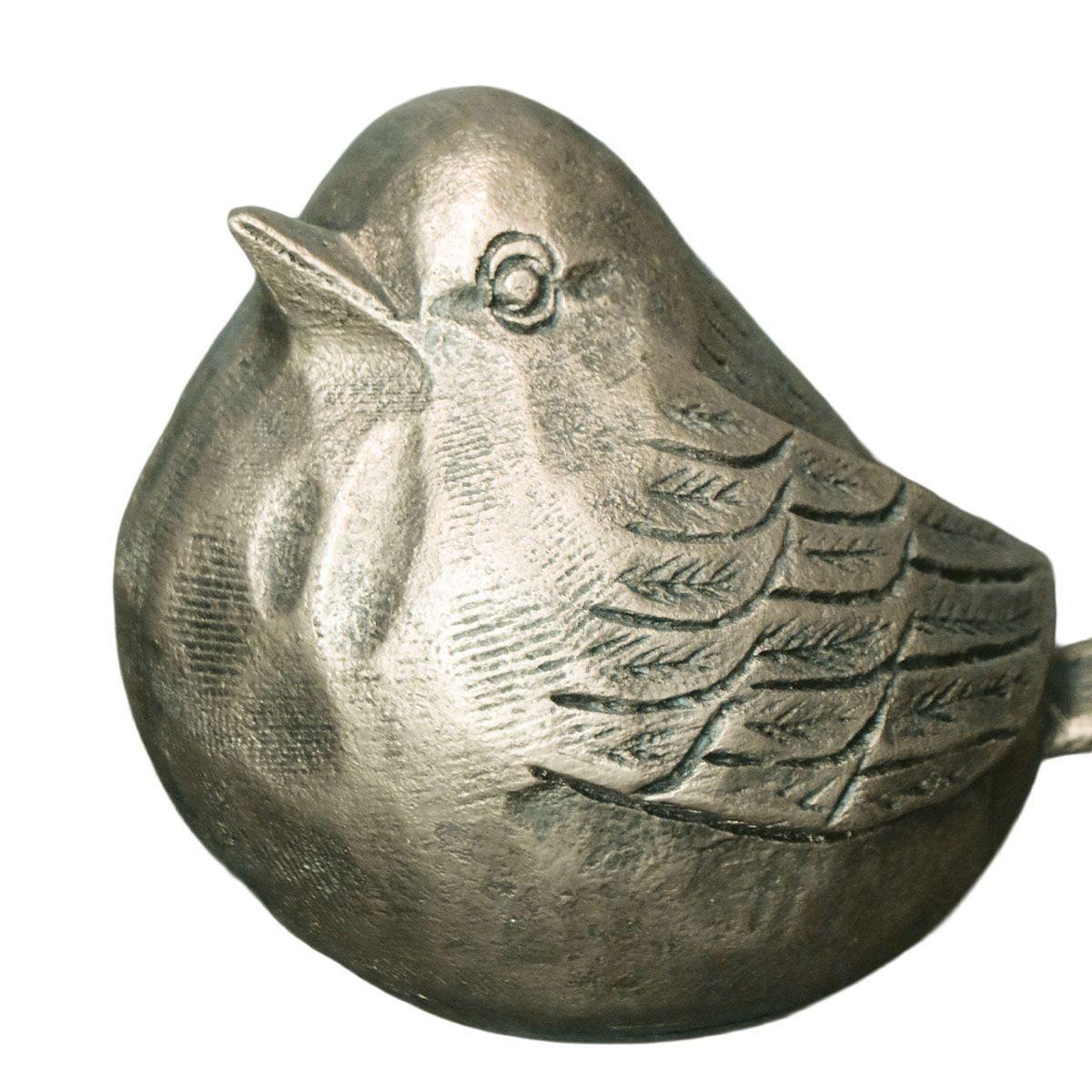 ADORNO PAJARO PAULA POLIRESINA DORADO 23,5 x 12,5 x 14 CM-2