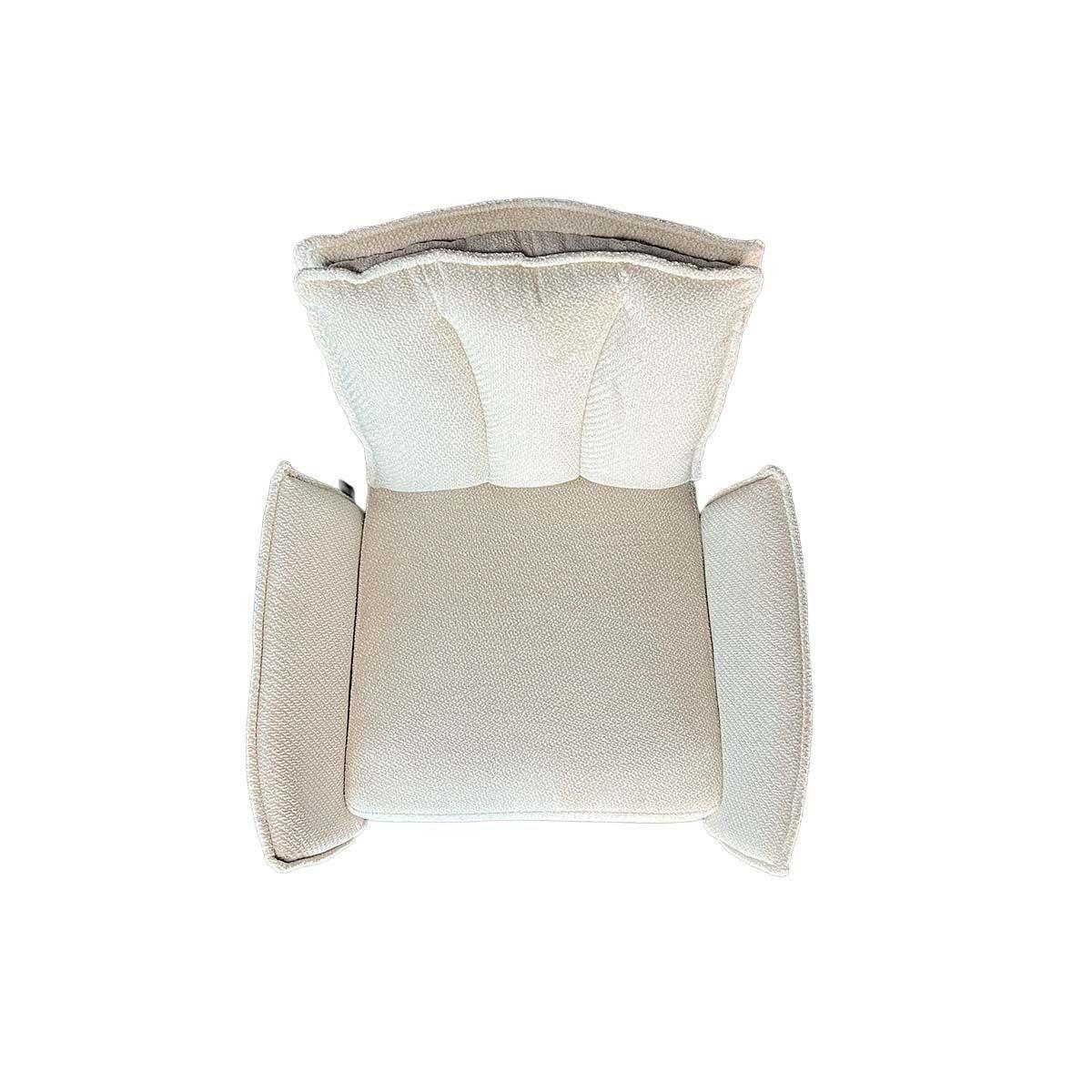 Silla Giratoria Preston Con Brazos Tela Beige 66X63X92 Cm -5