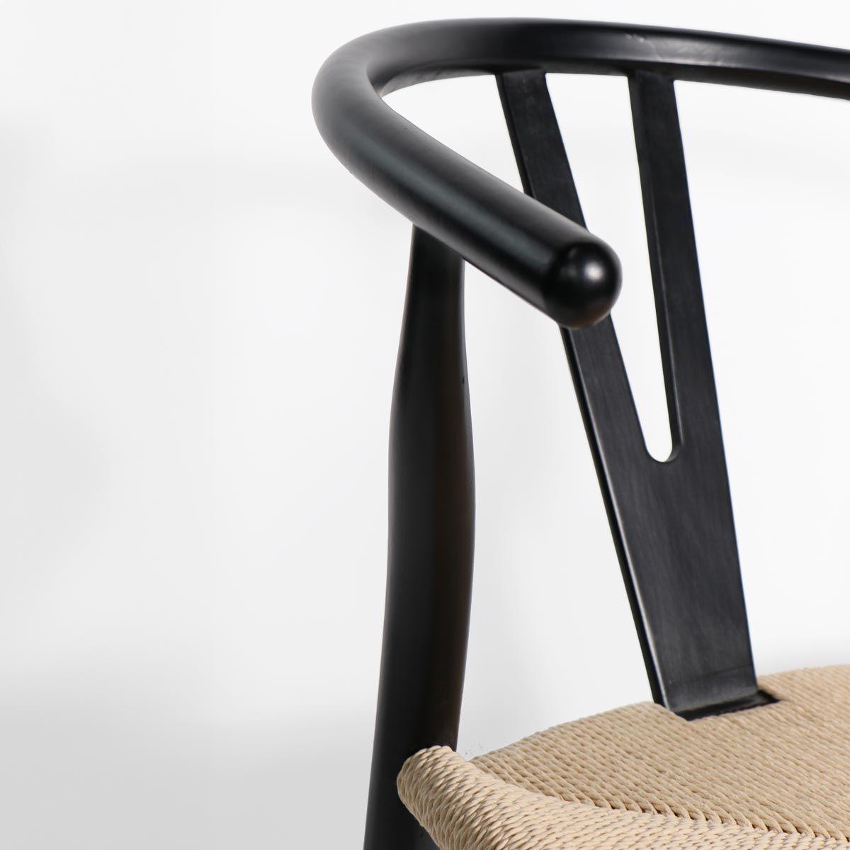 Silla Wishbone color Negro-4