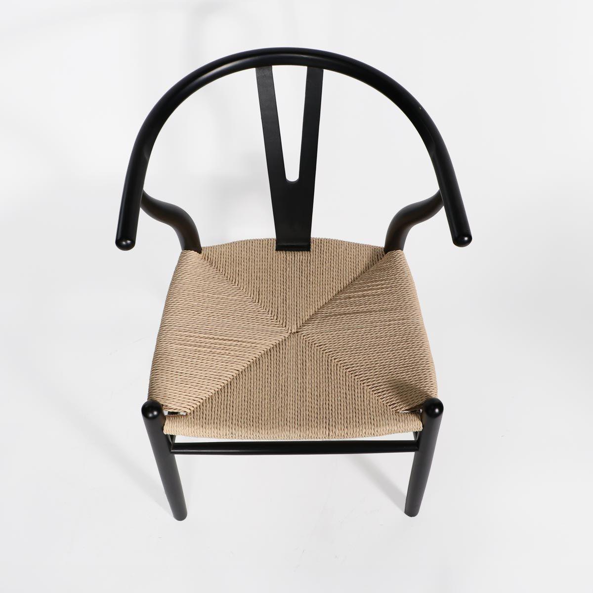 Silla Wishbone color Negro-5