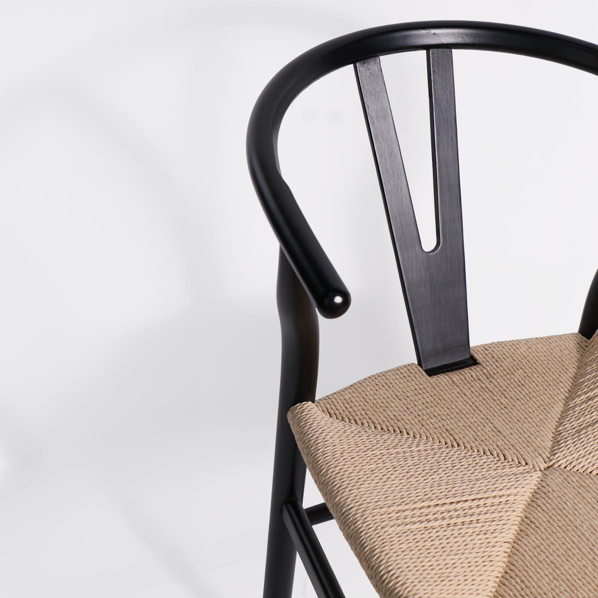 Silla Wishbone color Negro-6