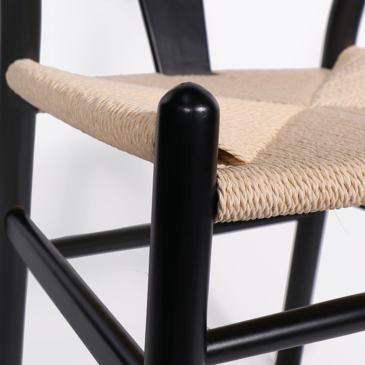 Silla Wishbone color Negro-7