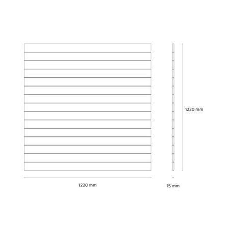 Pack Panel Ranurado + 50 Ganchos de 25 cm-2