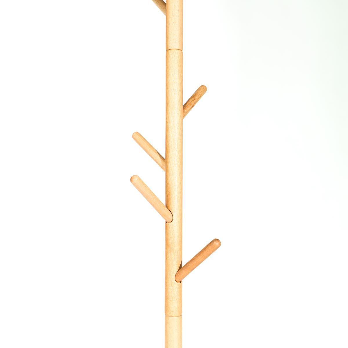 Perchero Austria 8 Ramas Bambú Natural 170 cm-2