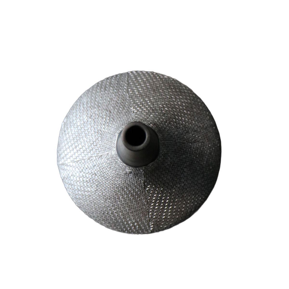 ADORNO LIBANES PLATA/NEGRO POLIRESINA 25 x 25 x 44 CM-3