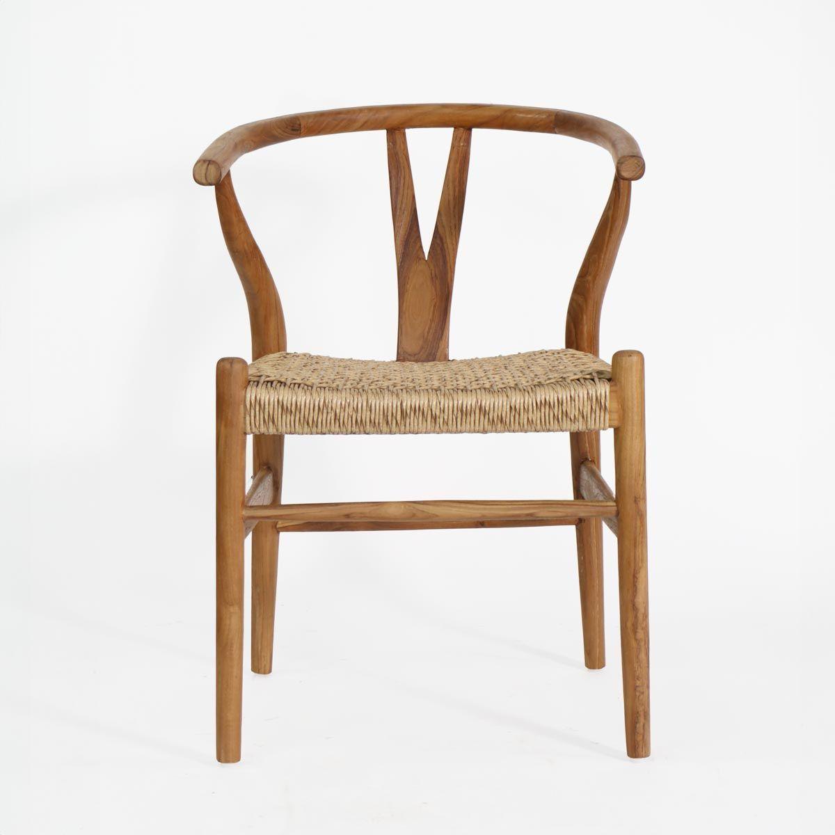 Silla WISHBONE plus madera fibra color natural-2