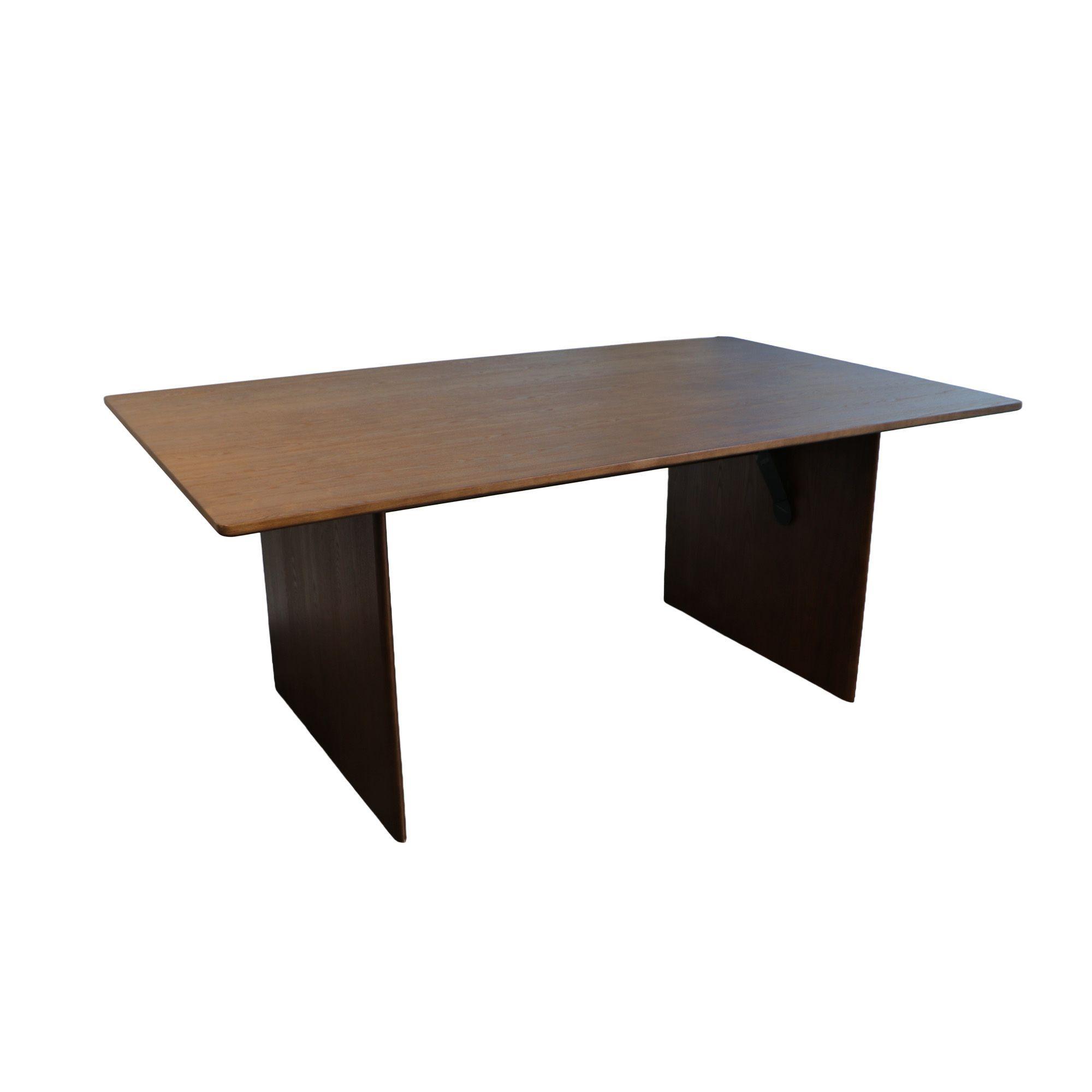 Mesa de Comedor Alinka Walnut en Polimadera 240x120x75 cm 8 a 10 Personas-0