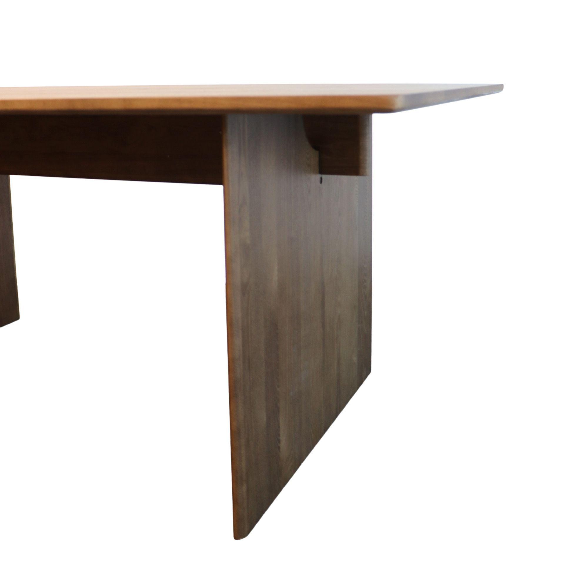 Mesa de Comedor Alinka Walnut en Polimadera 240x120x75 cm 8 a 10 Personas-2