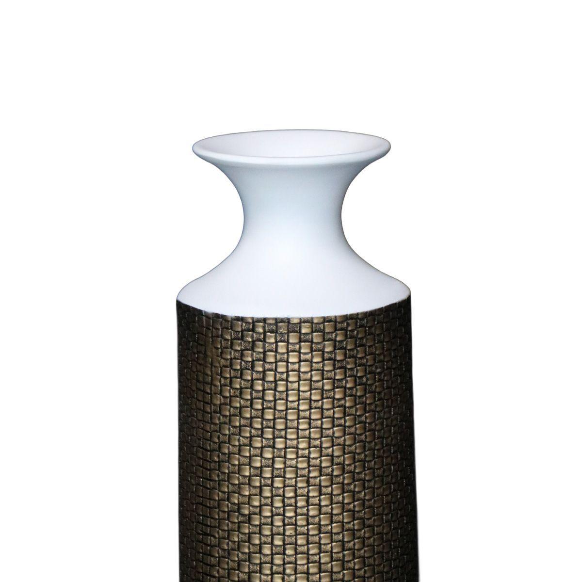 ADORNO SIRIO COBRE/BLANCO POLIRESINA 12 x 12 x 50 -CM-2