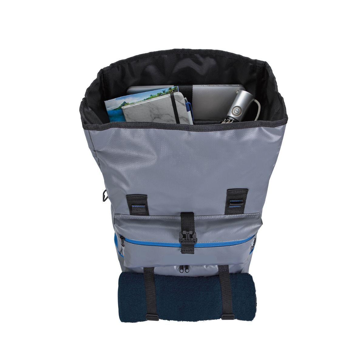 Mochila Cooler “Artic” Gris XL con compartimento refrigerador-2