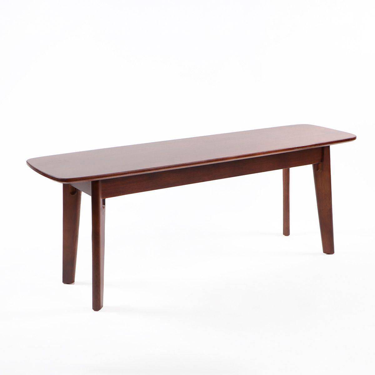 Banqueta Brahms Madera de Caucho 119x34 5x44 cm Diseno Versatil-2