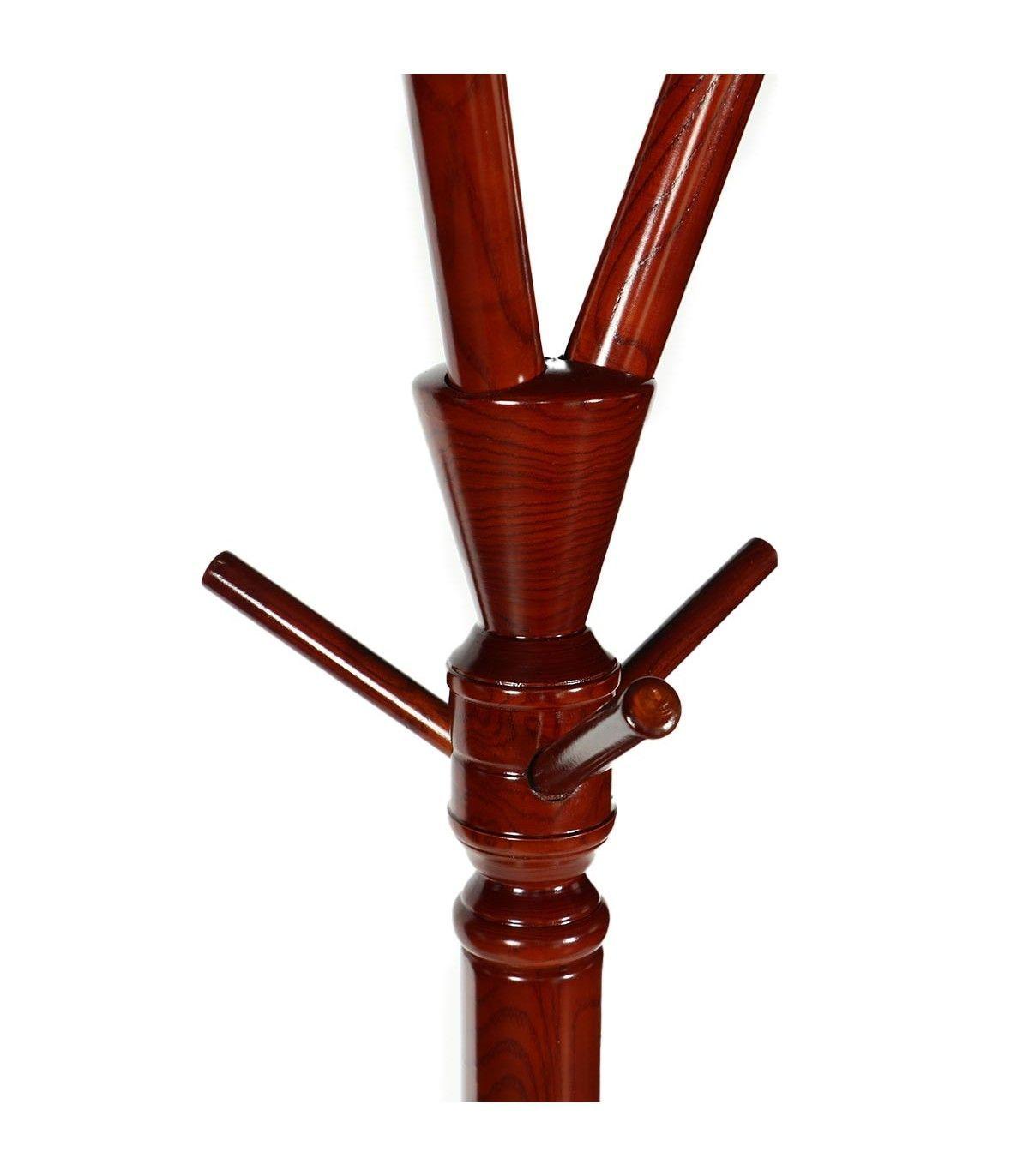 Colgador de pedestal Manhattan de madera de fresno americano-2
