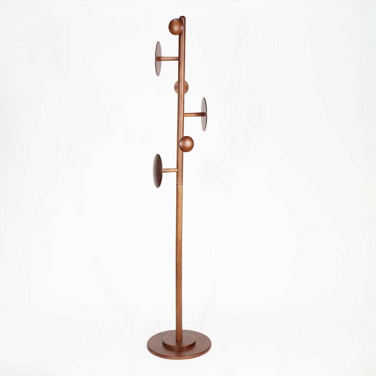 Perchero Preston madera de caucho café 180 cm-1