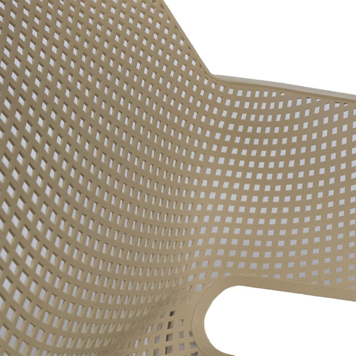 Silla Moira Con Brazos Poliuretano Beige 59 x 59 x 80 cm-3