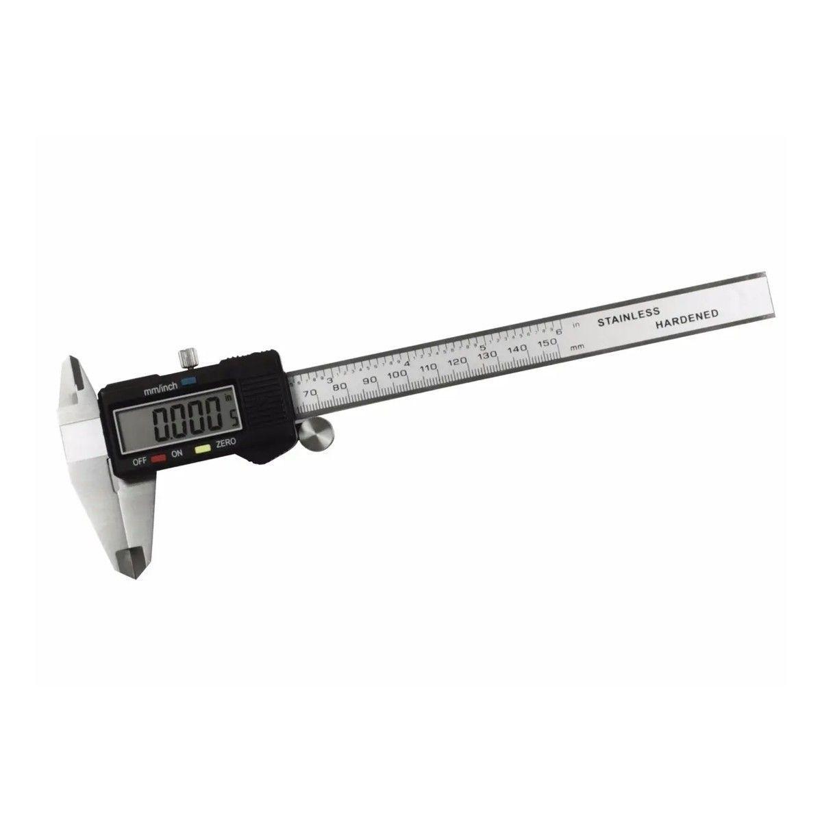 Pie de Metro Digital 150 mm Calibrador Vernier Electronico con Pantalla LCD-2