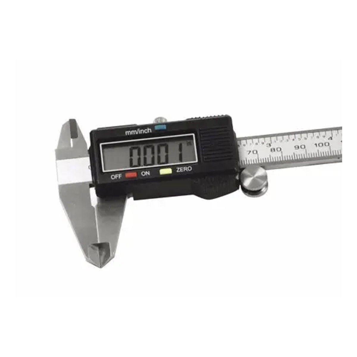 Pie de Metro Digital 150 mm Calibrador Vernier Electronico con Pantalla LCD-3