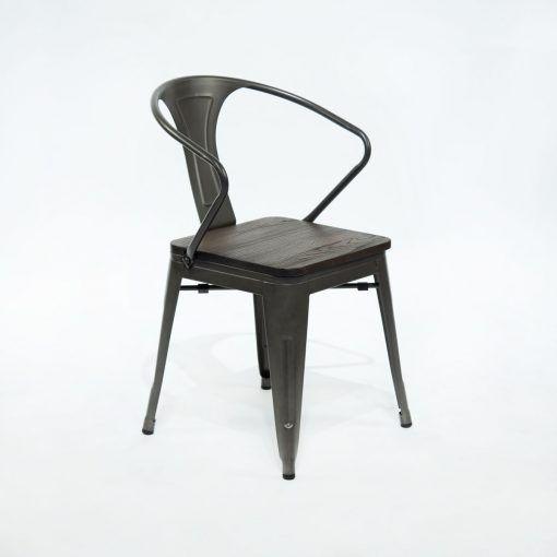 Sitial tolix asiento de madera-0