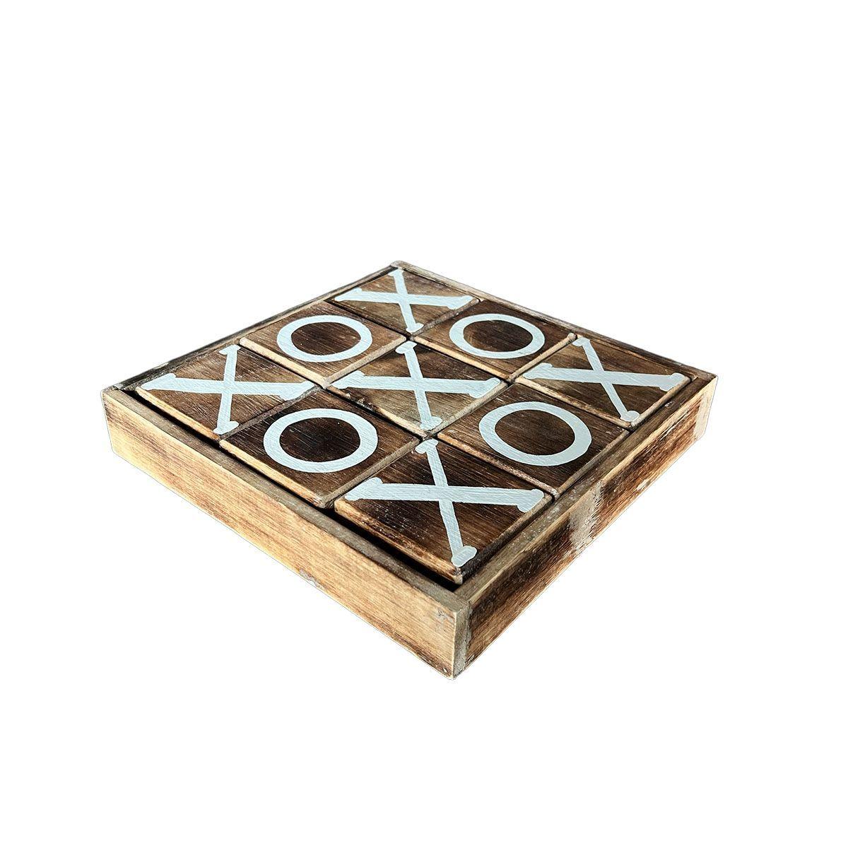 Juego De Mesa El Gato Madera Natural 30 x 30 Cm-2