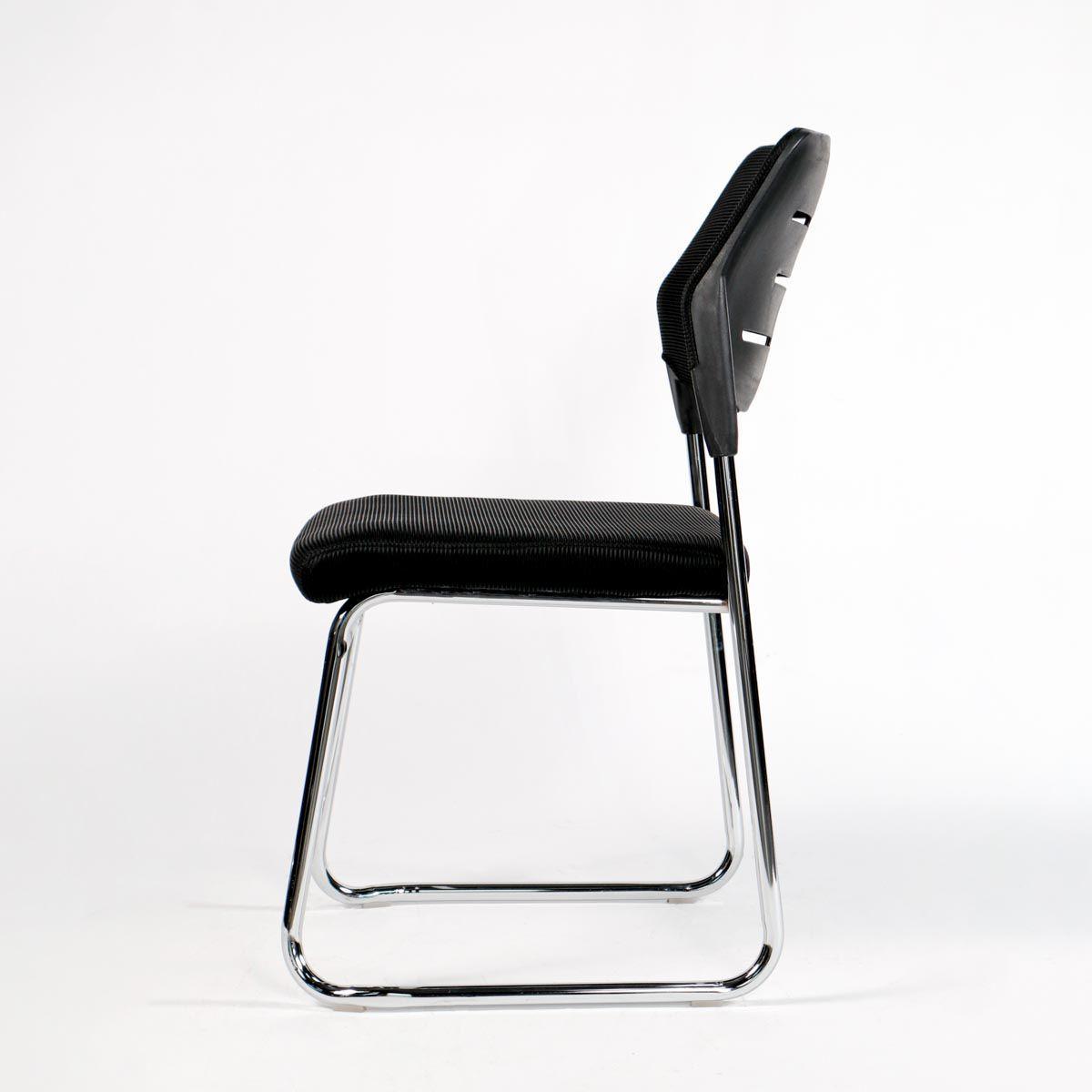 Silla de Oficina Atelier nylon mesh y acero cromado-2