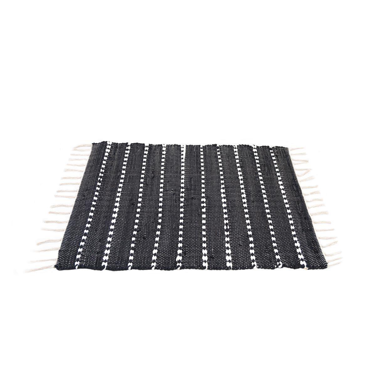 Bajada de cama Jambi de yute y algodón 60x90 cm-2