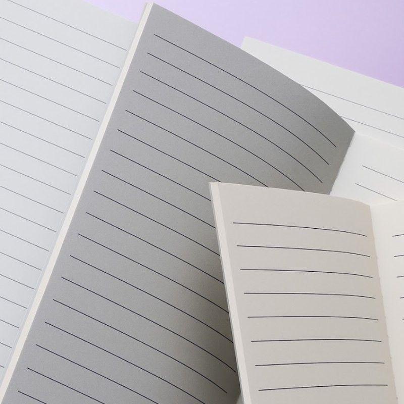 Set 3 Libretas Planner Park Negra Verde y Beige-2