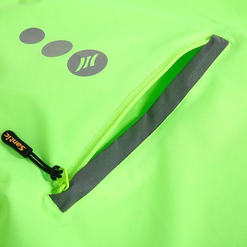 Chaqueta Impermeable Hombre Fluorescence para Ciclismo SANTIC-3