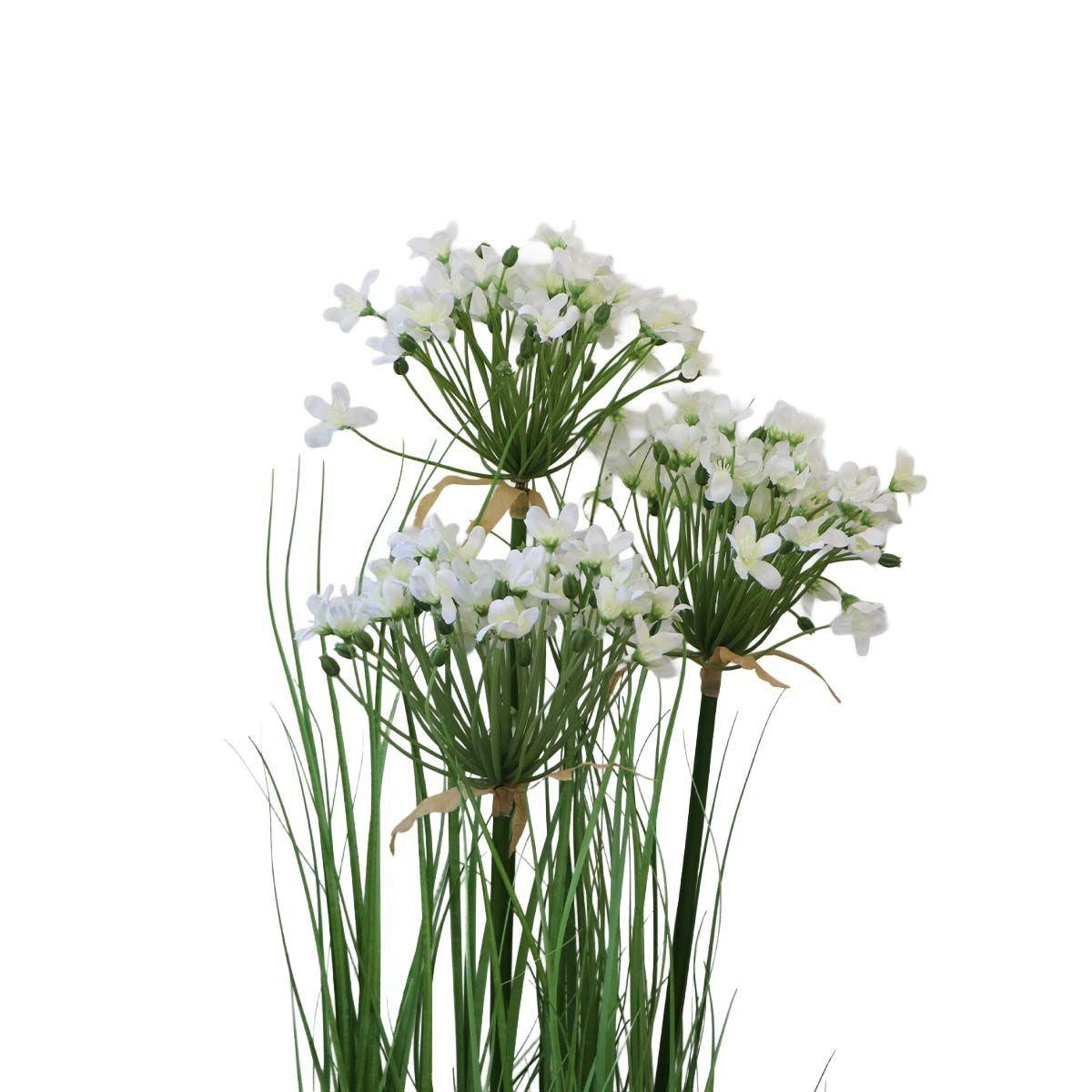 Grass Leek Flor de Puerro con Macetero 109 cm de Altura-2