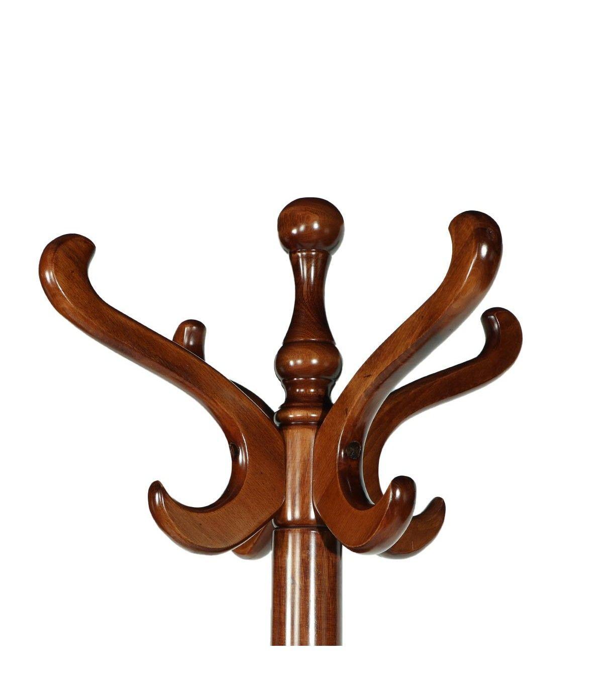 Colgador de pedestal Bangkok de madera de caucho Tailandés-1