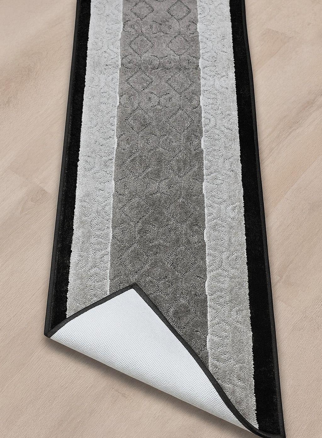 Alfombra de Pasillo Gris  67 cm x 3 metros con Goma Sin Overlock-3