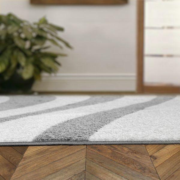 Alfombra de Pasillo GRIS 70x230 Moderno-2