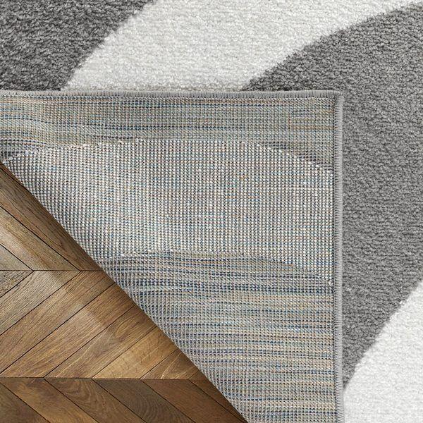 Alfombra de Pasillo GRIS 70x230 Moderno-3