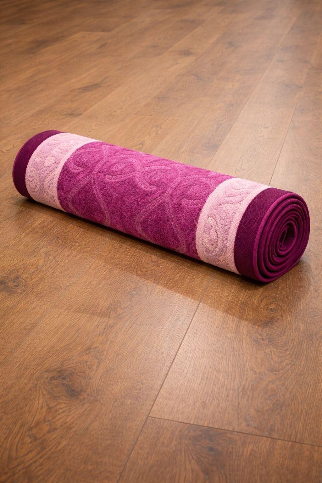 Alfodia Alfombra de Pasillo Azul 70 cm x 4 metros con Goma Sin Overlock-5