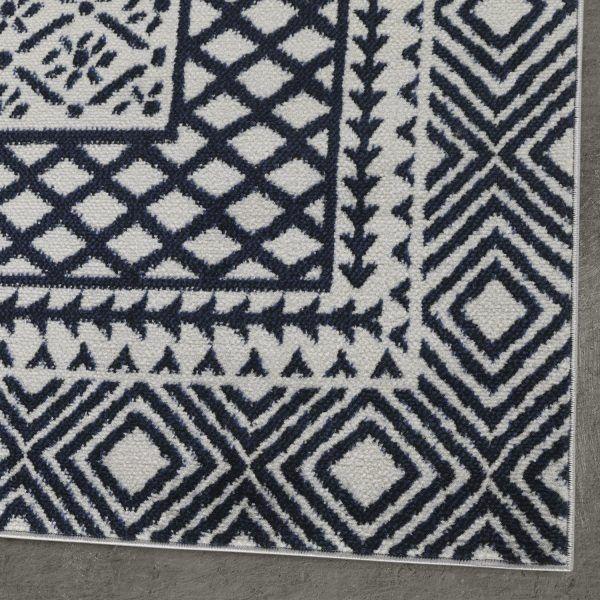 Alfombra 153x213 cm Gris Moderno-3