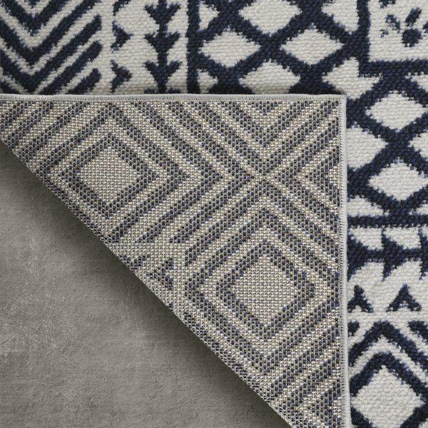 Alfombra 153x213 cm Gris Moderno-4