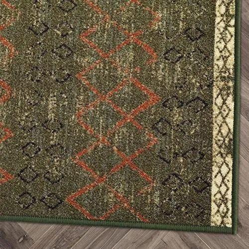 Alfombra Pasillo Verde 60 cm x 5 metros Con Goma ANTIDESLIZANTE-4