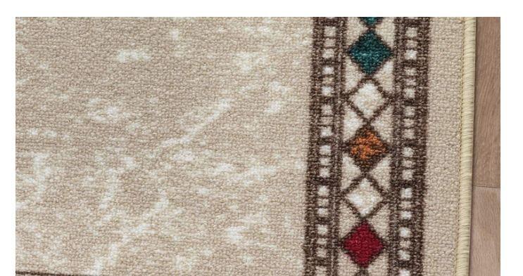 Alfombra de Pasillo Antideslizante 70x300 cm Beige Sin Overlock-2
