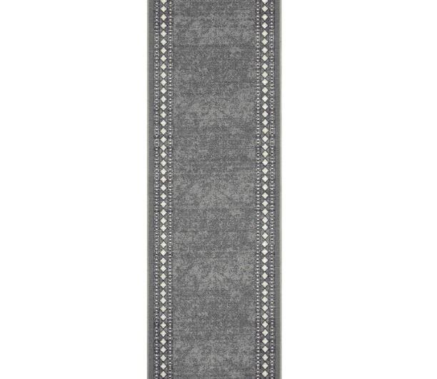 Alfodia Alfombra de Pasillo Gris 70 cm x 5 metros con Goma Sin Overlock-1