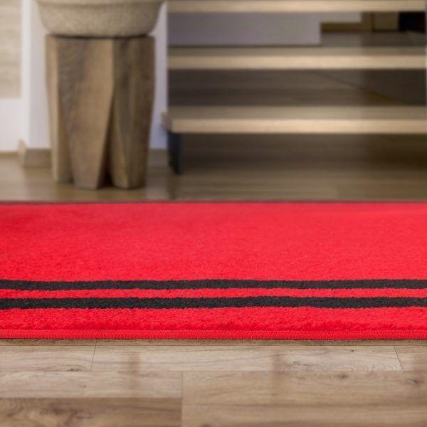 Alfombra Pasillo 70x230 ROJO Moderno-3