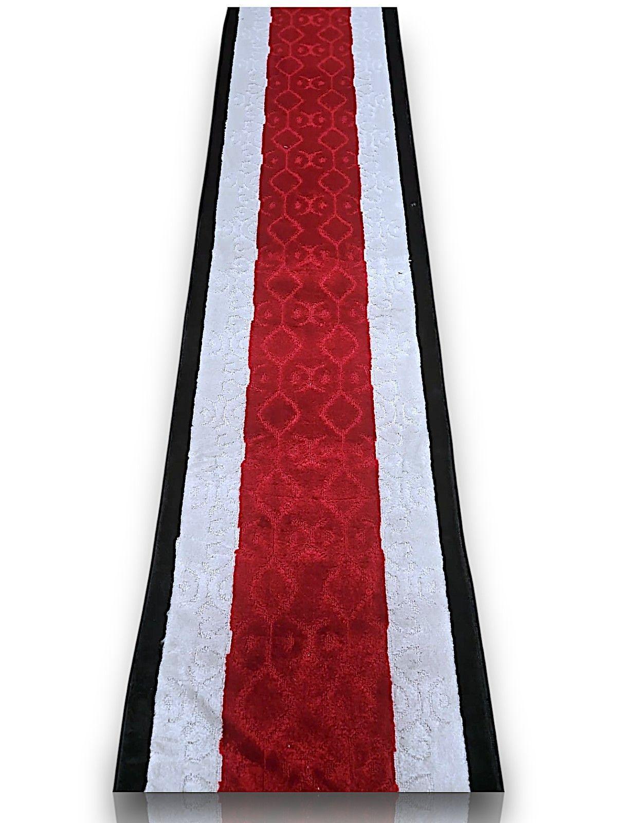 Alfombra de Pasillo Rojo 67 cm x 4 metros con Goma Sin Overlock-2