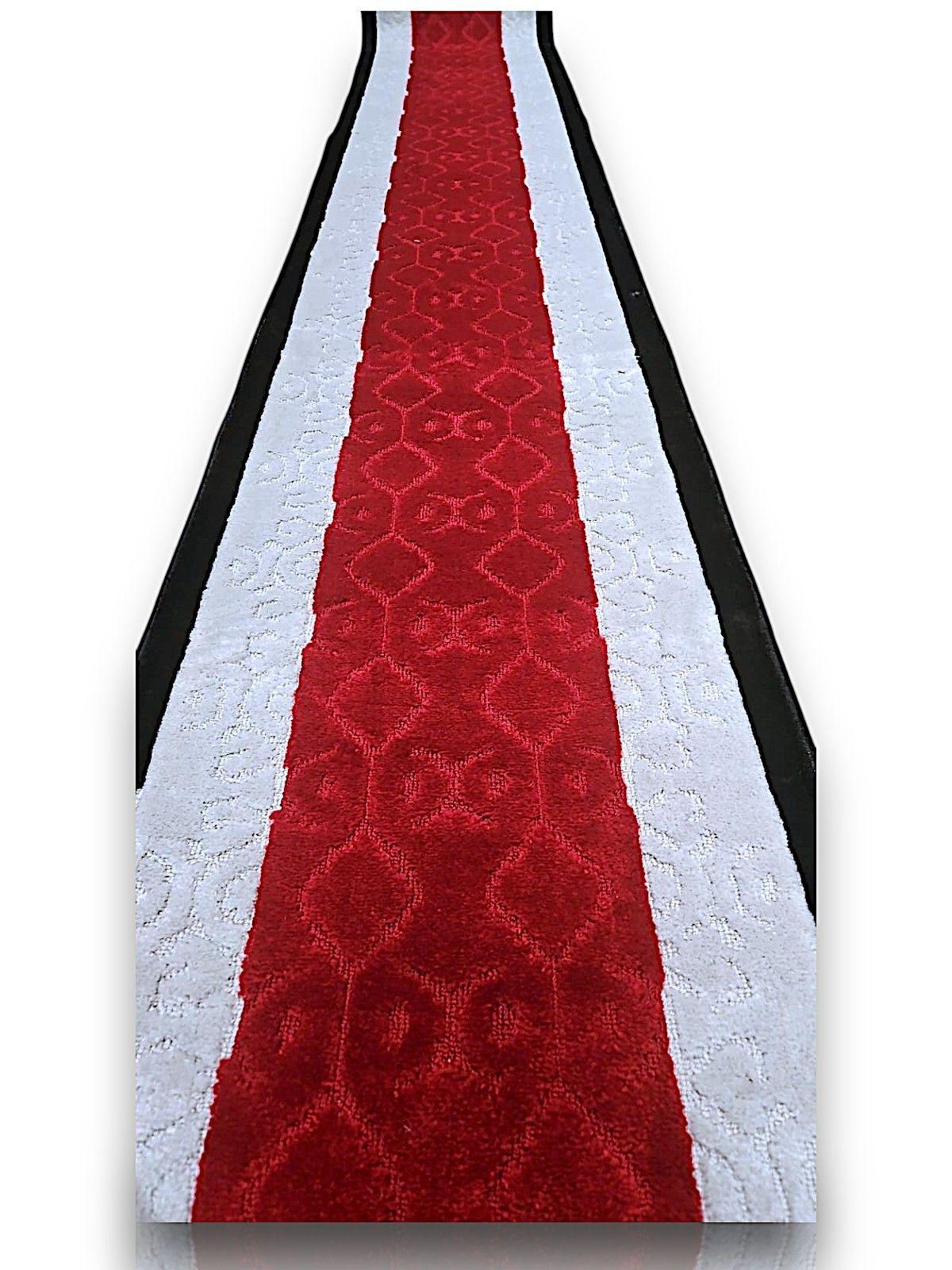 Alfombra de Pasillo Rojo 67 cm x 4 metros con Goma Sin Overlock-3
