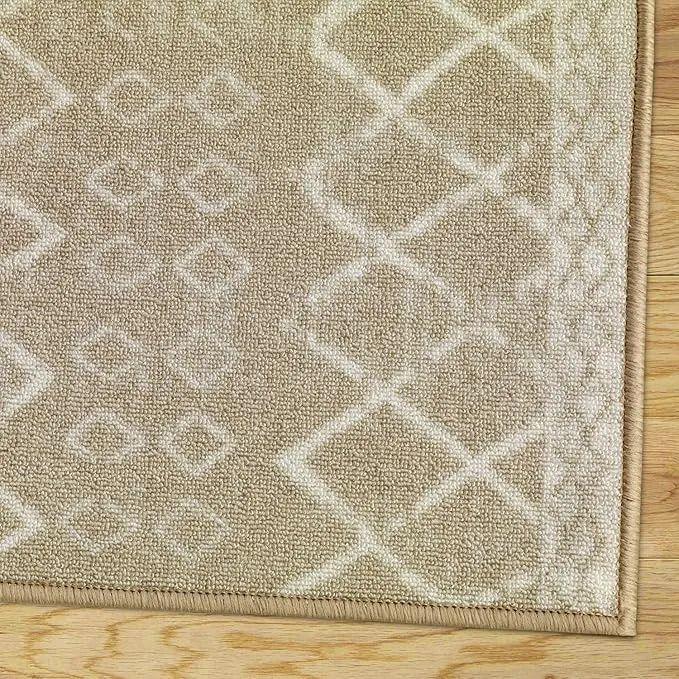 Alfombra Pasillo Beige 60 cm x 550 cm Con Goma ANTIDESLIZANTE-4