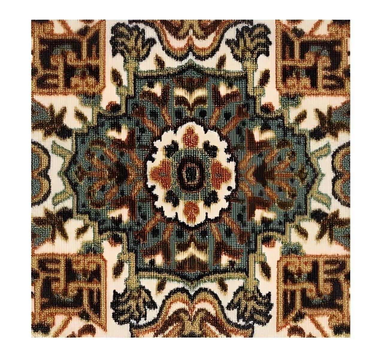 Alfombra de Pasillo Verde 70 cm x 5 metros con Goma Sin Overlock-3