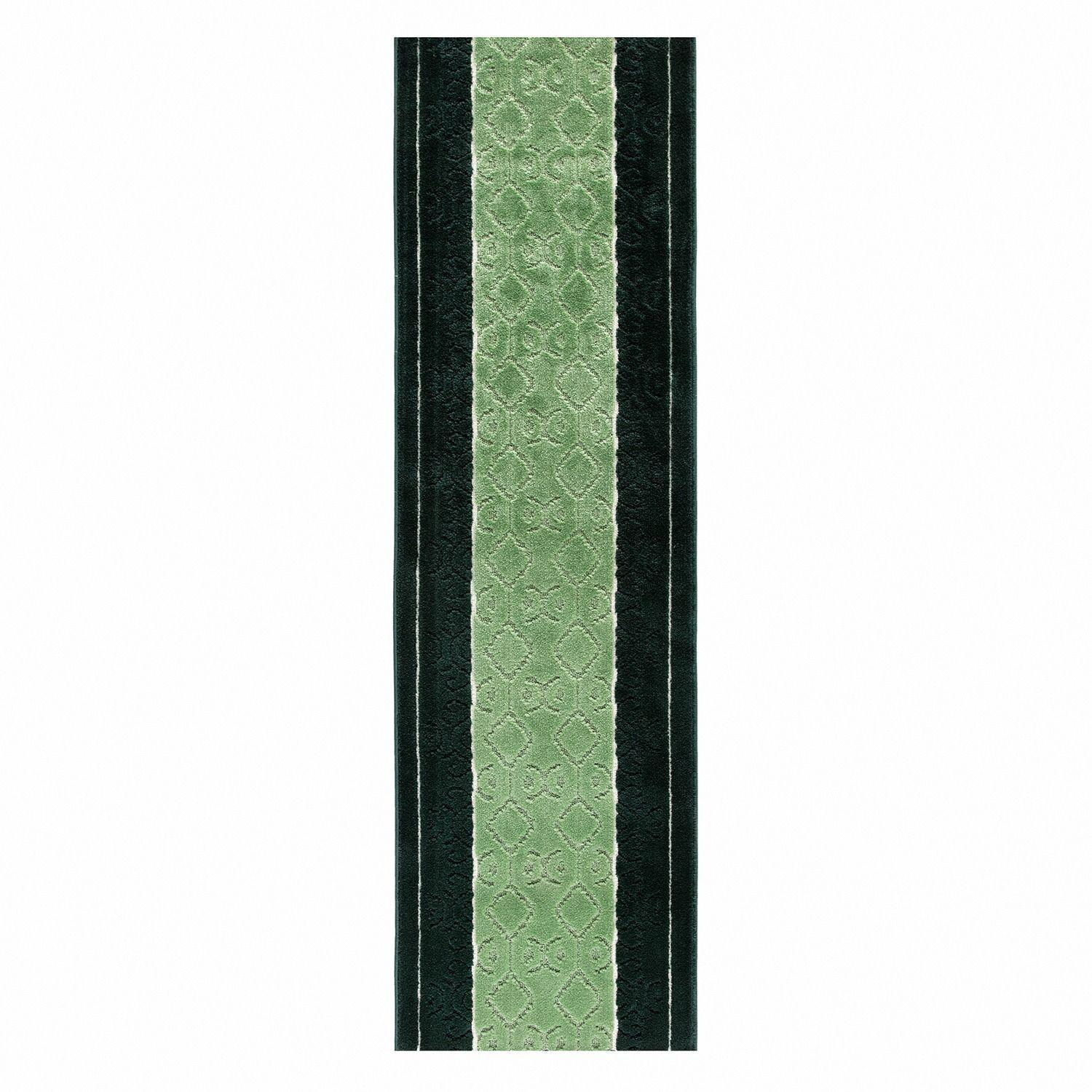 Alfombra de Pasillo Verde 67 cm x 7 metros con Goma Sin Overlock-1