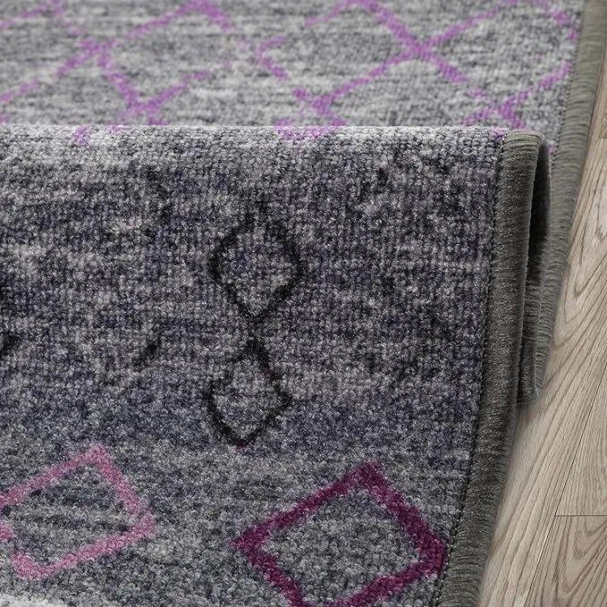 Alfombra Pasillo Gris 60 cm x 550 cm ANTIDESLIZANTE-2
