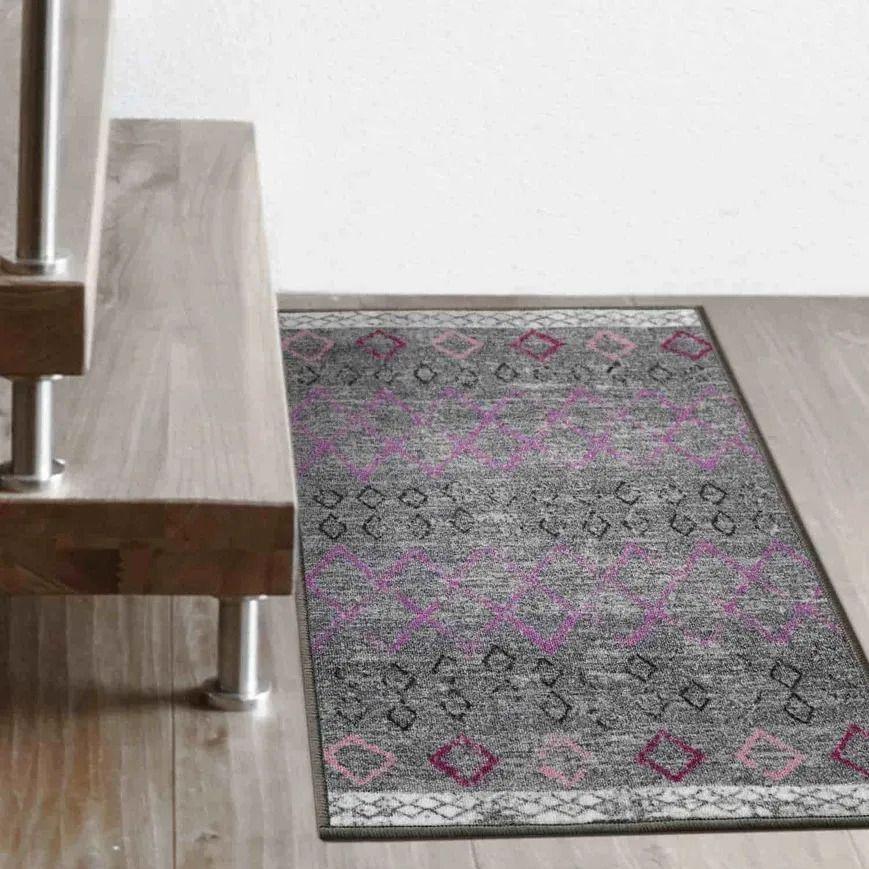 Alfombra Pasillo Gris 60 cm x 550 cm ANTIDESLIZANTE-3