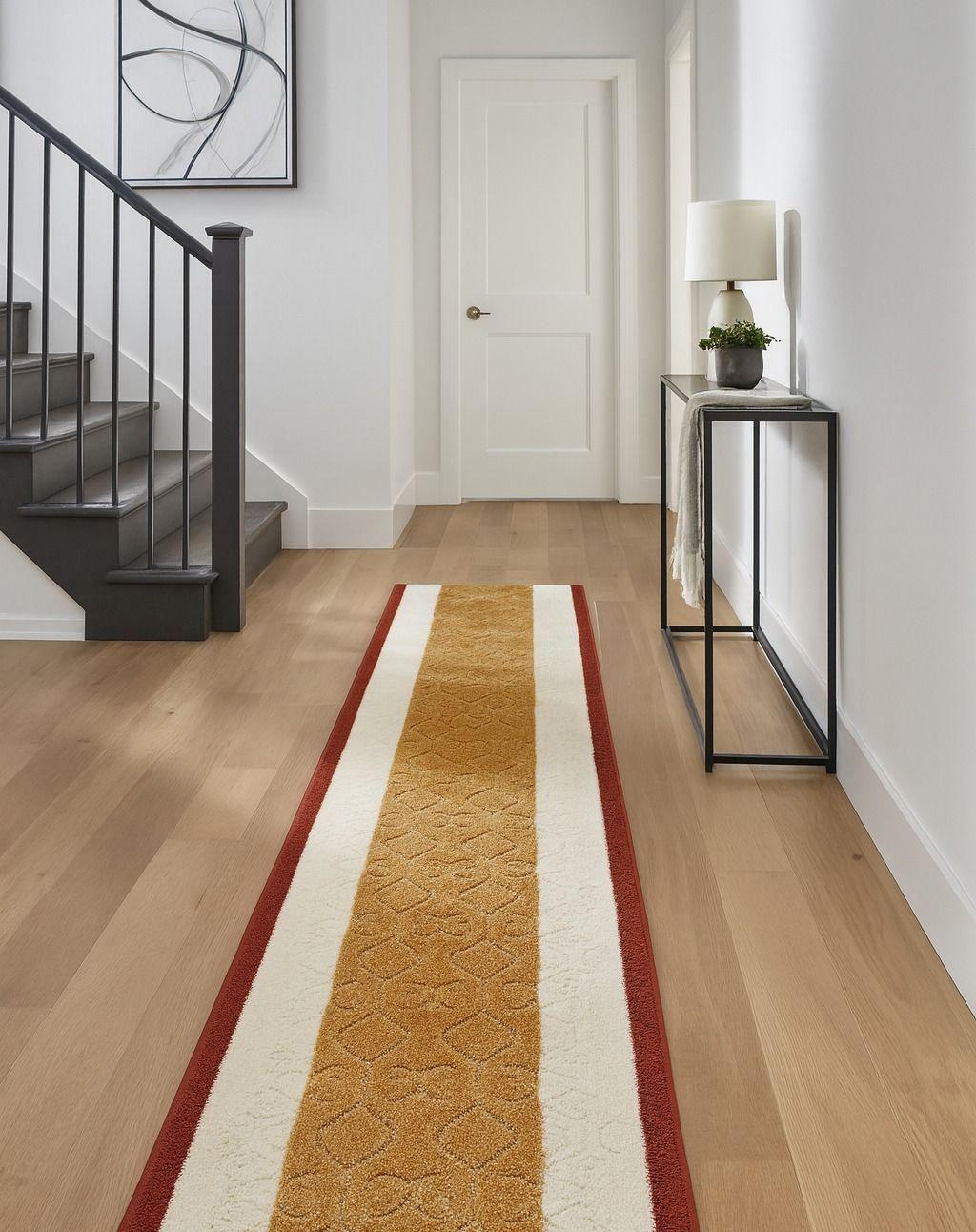 Alfombra de Pasillo Café 67 cm x 7 metros con Goma Sin Overlock-2